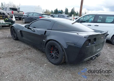 2007 Chevrolet Corvette Z06 Hardtop из США, поврежденный, VIN 1G1YY26E575139542